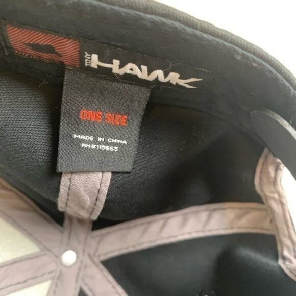 Tony Hawk Snapback Trucker Hat Black & White Adjustable Cap Size Big Kids - Picture 3 of 6